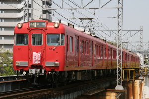 矢田川橋梁を渡る6024F