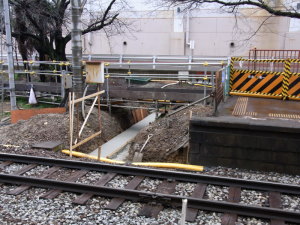 瀬戸方面ホーム延長部