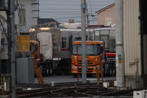 到着した2両